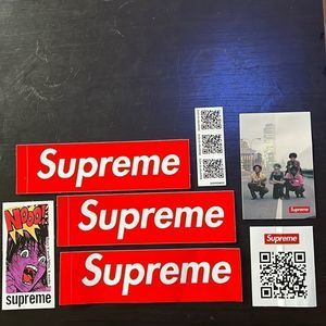 Authentic supreme sticker pack